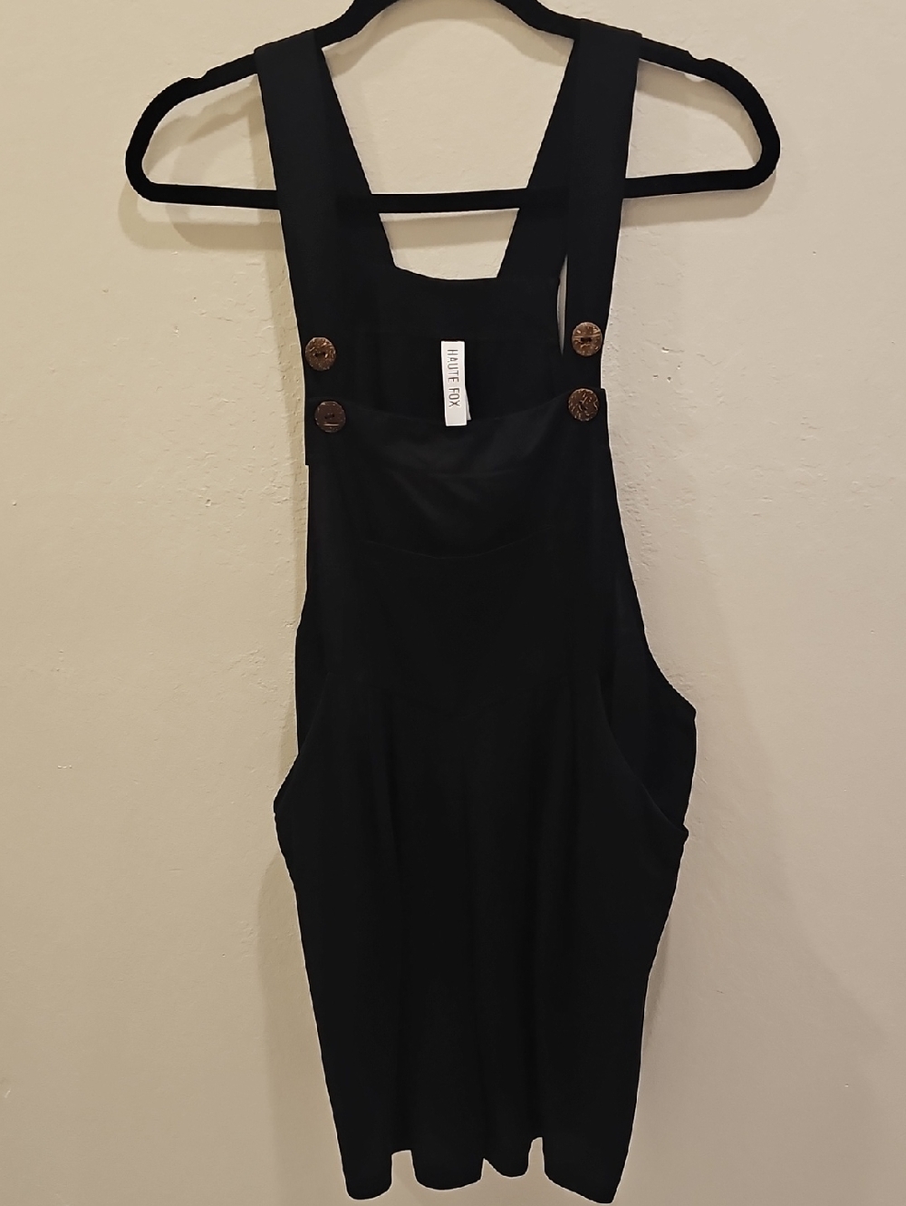Black Overalls (Romper Style)